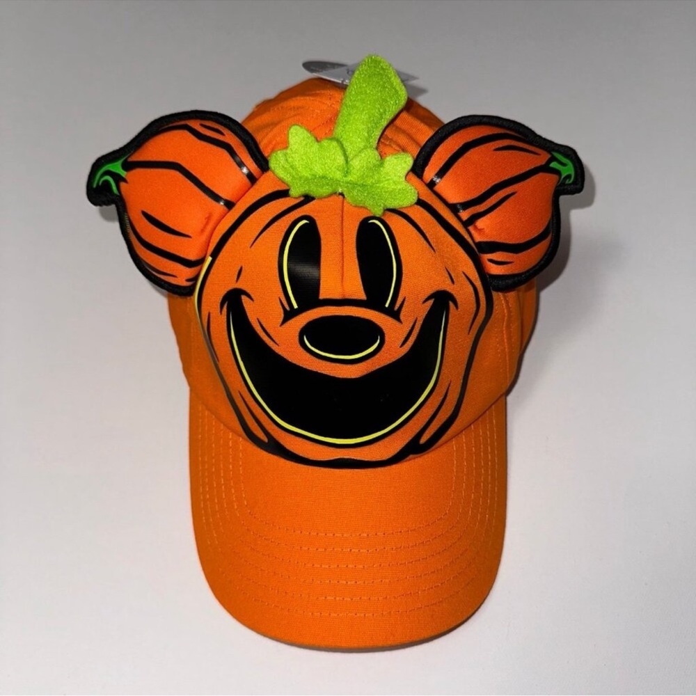 NEW ADULT DISNEY MICKEY PUMPKIN HALLOWEEN HAT